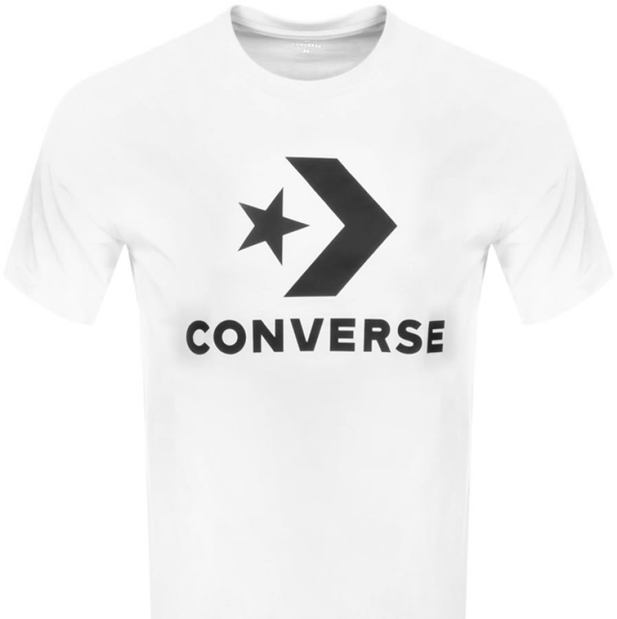 Alternative Image for ProductConverse Star Chevron Logo T Shirt White2